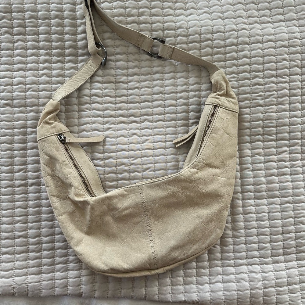 Free People Cream Shoulder Bag